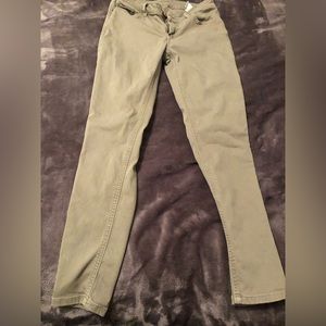 Zara denim - khaki stretch jeans